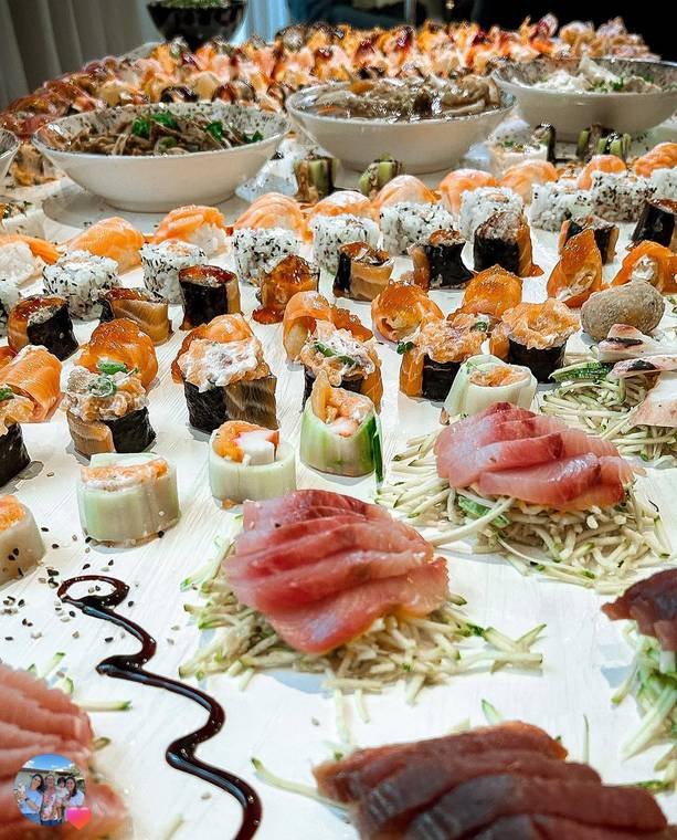 Temaki de polvo com cebolinha e maionese
